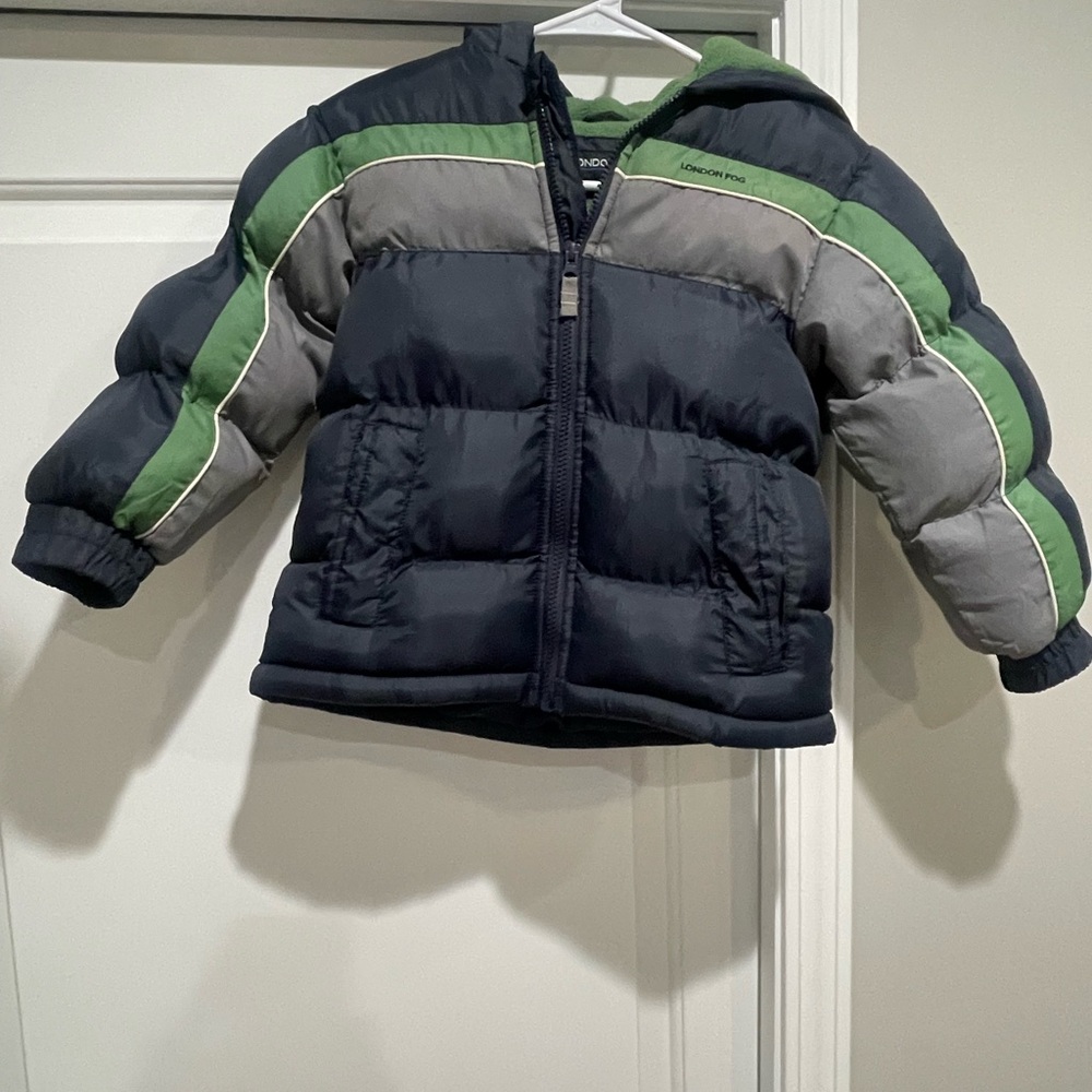 London Fog Navy and Green Jacket